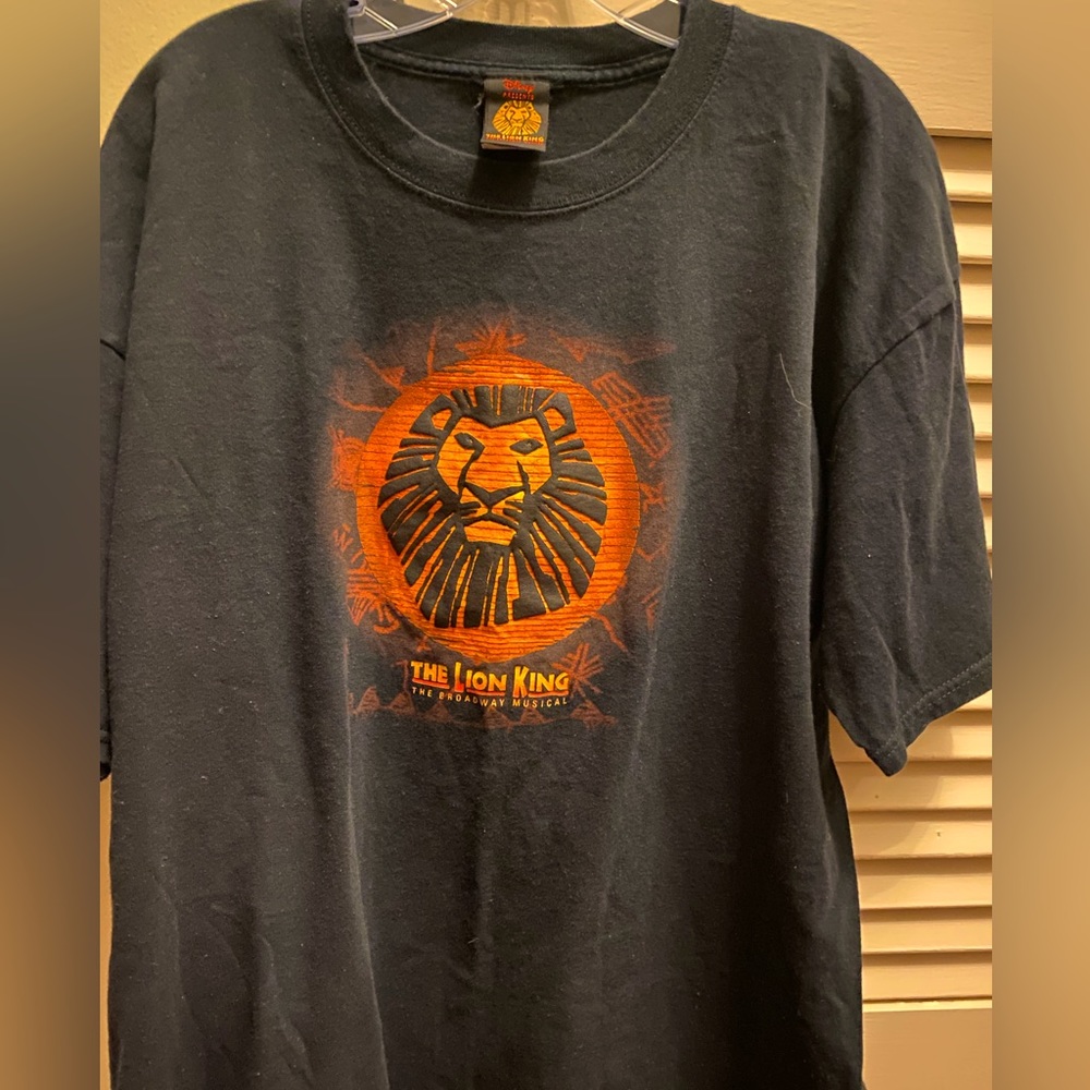 Vintage Lion King The Musical T-shirt New York XL